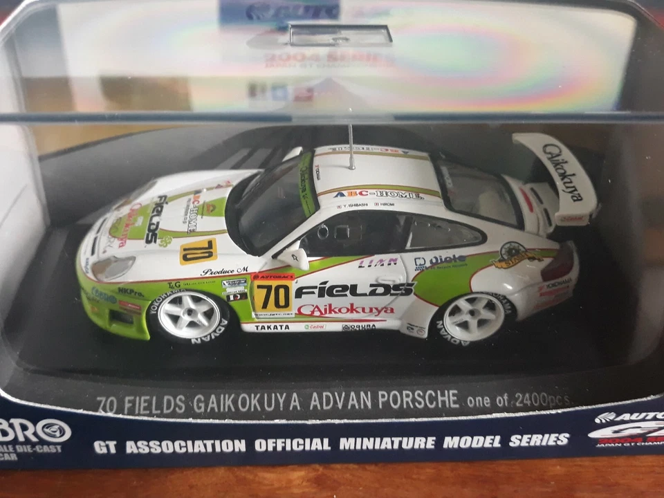Ebbro 1/43 Porsche 911 GT3R #70 JGTC 2004 599 - Immagine 1 di 1