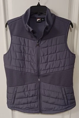 Chaleco Fila Sport XL para mujer, gris, ligero, forro suave, bolsillos laterales Foto 1 de 4