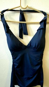 Costume da bagno Ralph Lauren LR9RGV32 nero camicia da bagno taglia 6 $98 #33 - Foto 1 di 4