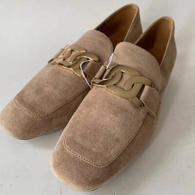 Zapatos Mocasines Patrizia Spring Step Beige Rockrose Hebilla Dorada Para Mujer TALLA 10  Foto 1 de 4