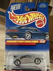 1998 Hot Wheels Ferrari F355 Challenge Collector #1115 Silver - Picture 1 of 2