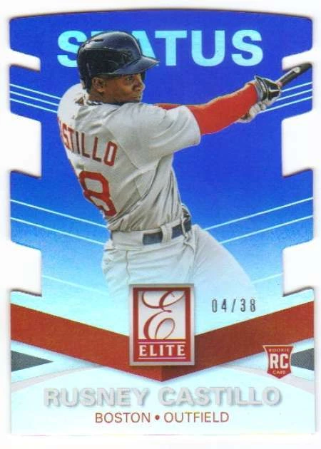 2015 Panini Elite Blue Status Die-Cut /38 RC #2 Rusney Castillo Red Sox - Image 1 of 1