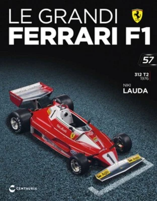 NEW 1:24 F1 FERRARI 312 T2 - Niki Lauda 1976 IXO +BOX +Magazine - Immagine 1 di 4