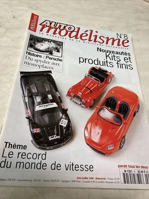 Auto Modellismo N.8 Porsche F2 F1, Record Mondo Vitesse, Benetton Schumacher - Immagine 1 di 4