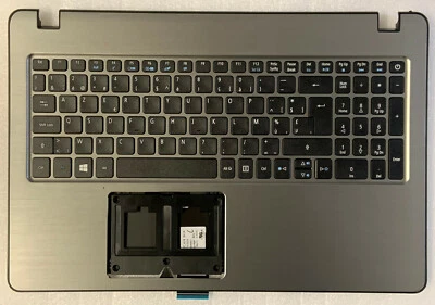 Tastiera AZERTY Belga Acer Aspire F5-573 6B.GFMN7.003 Topcase Argento - Immagine 1 di 3