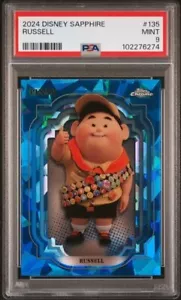 2024 Topps Chrome Disney Sapphire Russell #135 PSA 9 - Bild 1 von 1