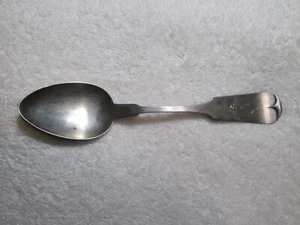 Antique Sterling Silver Serving Spoon Chauncey P Barnes Louisville Kentucky 1870 - Picture 1 of 5