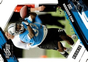 2009 Score Football Card #373 Mike Goodson Rookie /999
