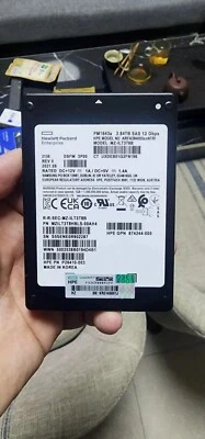 Samsung PM1643a 3.84TB SAS ARFA3840S5xnNTRI KR5146001J 12Gb/s 2.5" SSD HPE HP - Bild 1 von 2