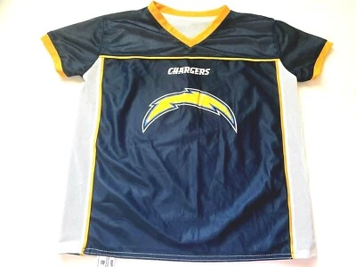  NFL FLAG FOOTBALL REVERSABLE V NECK SHIRT Young SZ X-Large - Imagem 1 de 4