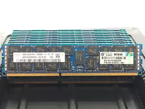 256GB (16x16GB) Hynix 16GB HMT42GR7MFR4C-PB DDR3-1600 RDIMM 2Rx4 PC3-12800R ECC - Picture 1 of 1