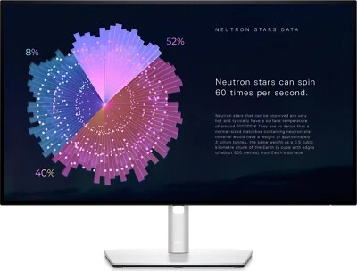 Dell UltraSharp U2722DE 27-Zoll Monitor IPS WQHD 2560x1440 PiP Displaystreifen - Bild 1 von 2