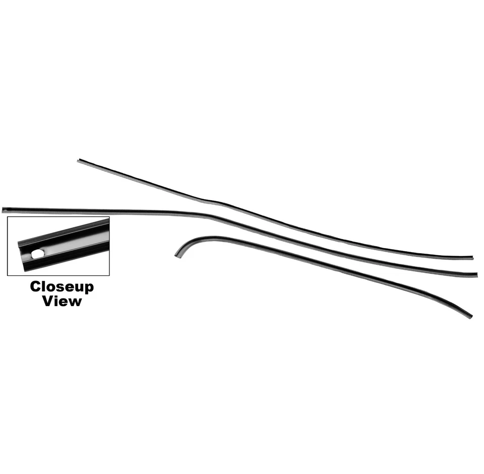 1947~1954 Chevy Pickup Truck  Door Trim Channel/Windlace Retainer Channel Left Foto 1 de 1