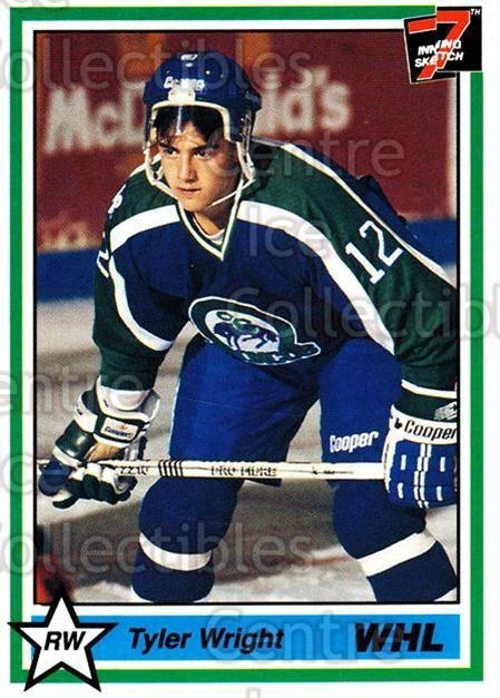 1990-91 7th Inning Sketch WHL #56 Tyler Wright - Image 1 of 1