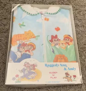 Kent/The Bobbs-Merrill Co 1980 Raggedy Ann & Andy Sleep N Play Medium 10-18 lbs - Picture 1 of 11