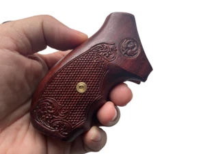 Premium Grips For Ruger SP 101 Hardwood Handmade handle grips - Picture 1 of 8