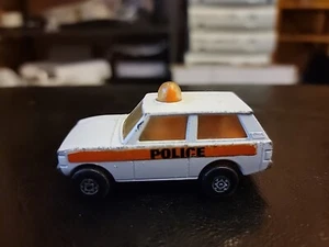 Vintage Lesney Matchbox Superfast #20 POLICE PATROL Orange / White Land Rover  - Picture 1 of 5