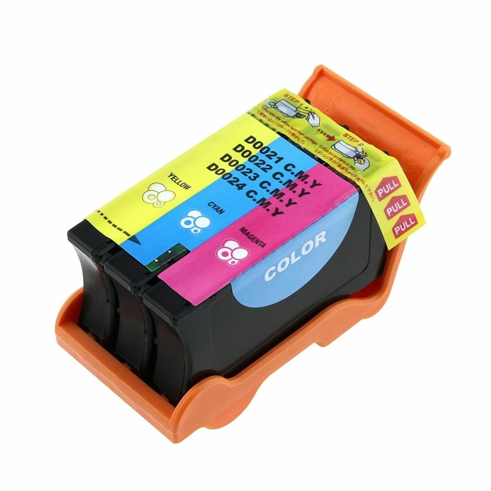 1PK Series 21 22 23 24 Color Ink Cartridges for Dell P513w V515w V313 V313w - Image 1 of 1