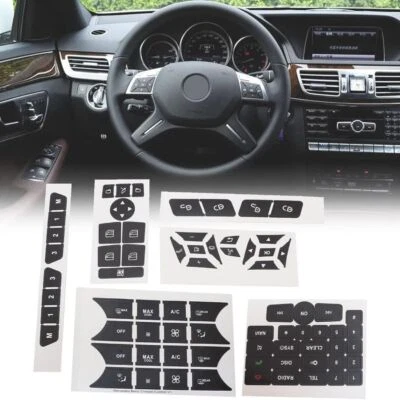 Botón de reparación puerta dirección ventana control botón calcomanía pegatinas aptas para GLK350 Foto 1 de 4