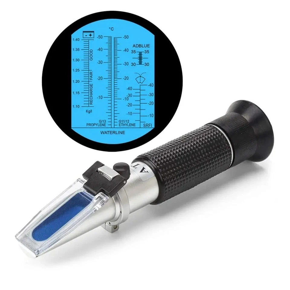Antifreeze Refractometer 4-in-1 Coolant Refractometer Antifreeze Tester for - Image 1 of 4