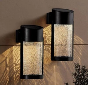Decorative Solar Outdoor Wall Light Outdoor Yard Patio WaterProof Decor Lamp 2 - Picture 1 of 6