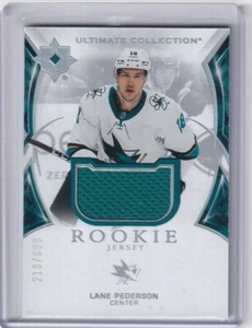 2021-22 Upper Deck Ultimate Collection Rookies Jersey #143 Lane Pederson /699 - Picture 1 of 2