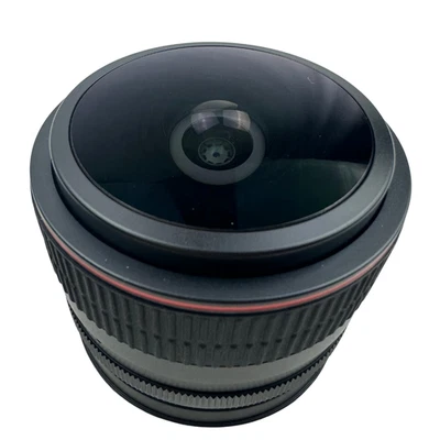 Lente circular ojo de pez Meike MK-6,5 mm f/2 para fotografía profesional Canon EF-M Foto 1 de 4