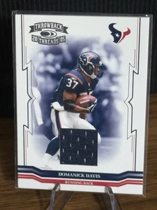 2005 Donruss Playoff Throwback Threads Domanick Davis #61 - Picture 1 of 4