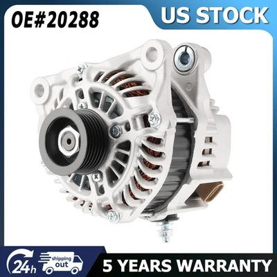 Alternator 20288 For 2014-2018 Mazda 3 2019-2020 Toyota Yaris 100Amp CW 6-Groove - Image 1 of 4