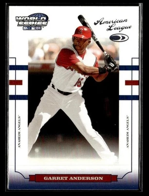 2004 Donruss World Series #WS-3 Garret Anderson Card Anaheim Angels - Image 1 of 2