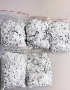 WOVEN CLOTHING LABEL LOT: Dry Clean Only, Sizes 2, 4, 6, 8 - Picture 1 of 6