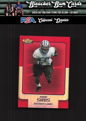 2006 Finest 124 Ernie Sims Refractors #/399 - Image 1 of 2