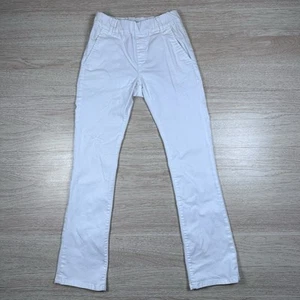 Bevy Flog Dafna Silver Snake Belt Loops White Pants Casual Dressy Women’s 25 - Picture 1 of 7