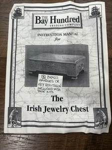 Kit de cofre de joyería irlandesa hágalo usted mismo de colección The Bay Hundred Trading Company - Imagen 1 de 5
