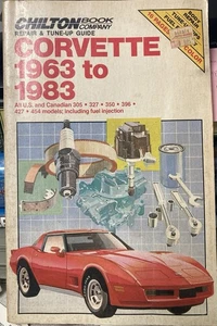 Automotive: Chilton Repair and Tune-Up Guide - #6843 - Corvette 1963 To 1983 - Picture 1 of 1