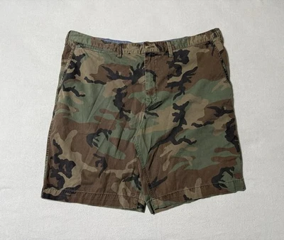 Polo Ralph Lauren Mens 44 Big Army Camo Chino Shorts 10” Inseam Flesh Pony - Image 1 of 4