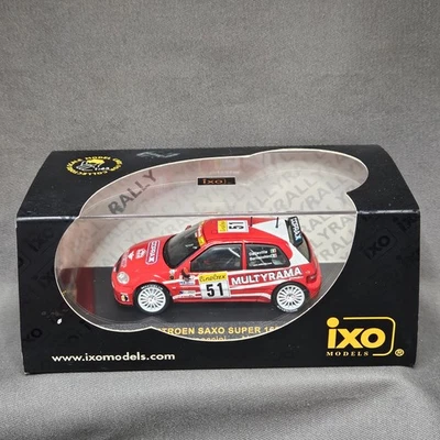 Ixo escala 1/43 RAM060 - Citroen Saxo Super 1600 #51 Monte Carlo 2002 NUEVO Foto 1 de 4