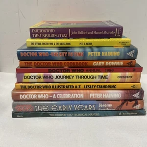 Doctor Who Novels - Lot of 8 -2 Paperback and 6 Hardback! - Picture 1 of 11