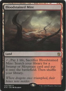 Bloodstained Mire R Khans of Tarkir 230 - LP/MP - Picture 1 of 1