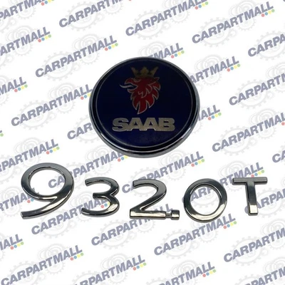 2003-2007 Saab 9-3 2.0T Rear Trunk Lid Emblem Badge Logo Symbol 12785871 OEM - Image 1 of 4