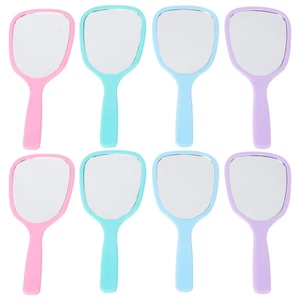 8 Pcs Bonbonfarbener Körperspiegel Mädchen Schminkspiegel Taschenspiegel - Bild 1 von 12
