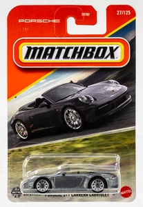 2025 Matchbox #27 Porsche 911 Carrera Cabriolet ARCTIC GREY | FSC - Picture 1 of 1