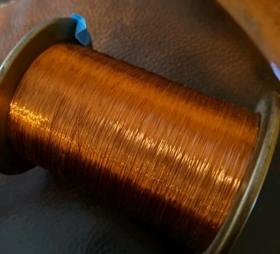 Новый из старых запасов 1,1 фунта Anaconda провод и кабель с эмалью покрытие 36 AWG магнитный провод 1930-е - Изображение 1 из 3