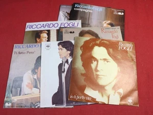 Riccardo Fogli SAMMLUNG / COLLECTION 9X 7" Single - CGD CBS Germany sehr gut - Picture 1 of 4