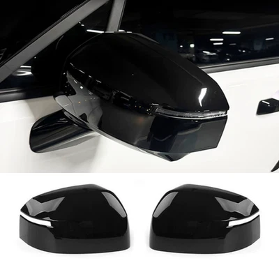 Cubierta retrovisores retrovisores negros brillantes para Hyundai Santa Fe 2024 2025 2026 Foto 1 de 4