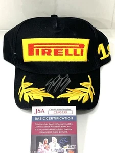Gabriel Bortoleto handsignierte Pirelli Racing Mütze Brasilien F1 Racer JSA Zertifikat #1 - Bild 1 von 2