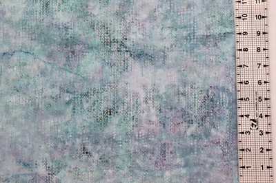 Light blue purple tiny squares on blue Hoffman BATIK cotton quilt fabric FQ - Image 1 of 2