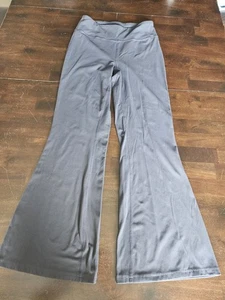 Women's FLX Affirmation High-Rise Flare Leggings Gray Size Large - Picture 1 of 9