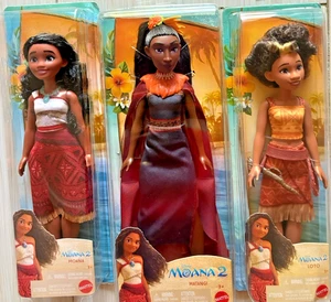 3er Set Disney Moana 2 Loto, Moana & Matangi Puppen Neu 3+ - Bild 1 von 8