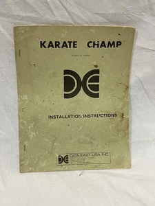Manual de instrucciones de instalación de arcade Data East Karate Champ de colección esquema - Imagen 1 de 5